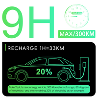 Chargeur EV portable de haute qualité Mode 2, vente en gros, chargeur intelligent IP66 avec prise GB/T 2 et lumière LED, compatible avec BYD