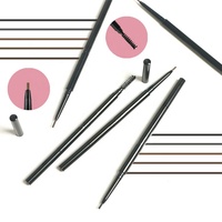 Noms — crayons à sourcils fins, marque privée, pour maquillage des yeux, Logo personnalisé, Slim,