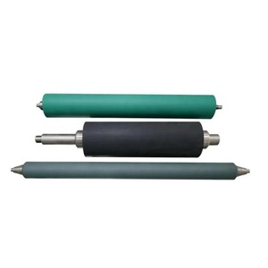 Rodillo de mano de goma de tinta de rodillo recubierto de goma de laminación personalizado para máquina de impresión rodillo de pintura de goma de silicona - Product Image 4