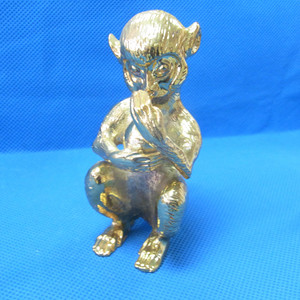 Figurine de singe doré, modèle animal, ornement décoratif, décoration de la maison, cadeau unisexe - Product Image 2