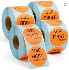Custom Printed Adhesive <b>Labels</b> Personalized Waterproof Stickers for Business Branding <b>Packaging</b> Shipping and Office Use - Product Image 4