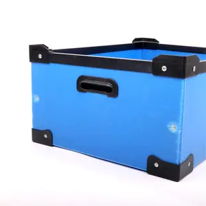 निर्माता सर्वोत्तम मूल्य थोक एंटीस्टेटिक फोल्डेबल पिकिंग स्टोरेज बॉक्स पीपी प्लास्टिक शीट बॉक्स
