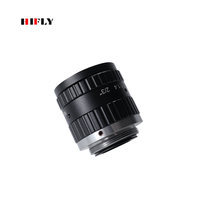 Objectif industriel HIFLY FA 16 mm 5MP 2/3'' à focale fixe, manuel, grande ouverture pour caméra de vision industrielle