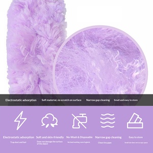 ไม้ปัดฝุ่นไฟฟ้าสถิตแบบใช้แล้วทิ้ง 12 ชิ้น แบบยืดหดได้ ดูดซับฝุ่น กำจัดฝุ่น ใยละเอียดพิเศษ - Product Image 3