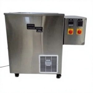 Bain à ultrasons industriel électrique Frontline Electronics FS 10C en acier inoxydable neuf avec refroidisseur 350W 230V, incluant un minuteur - Product Image 3