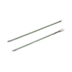 Chasse sous-marine 2m 3 sections Orange fibre de verre pôle <span class=keywords><strong>pointe</strong></span> de lance 5 broches pointu Barb tête paralyseur Handspear Yacht <span class=keywords><strong>bateau</strong></span> matériel - Product Image 6