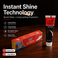 Betún para Zapatos Unisex Jinyang de 30g con Superficie Antideslizante en Relieve, Brillo Instantáneo, Fácil de Limpiar, Agarre Cómodo y Empaque en Caja