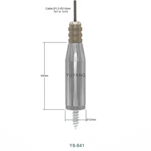 1.2Mm Stainle Staaldraad Griplock Kabel Grijper Met Schroef