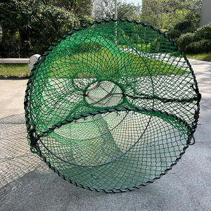 <span class=keywords><strong>Cage</strong></span> à poisson pliante commerciale en acier galvanisé de <span class=keywords><strong>8mm</strong></span>, Pot de crabe à homard, piège à anguille - Product Image 2