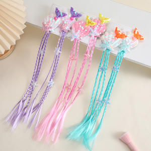 กิ๊บติดผมประดับเลื่อมรูปเปลือกหอยน่ารักสำหรับเจ้าหญิงสาว เครื่องประดับผมแบบถักเปีย - Product Image 1