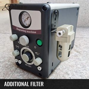 Pulsera portátil anillo piedra tallado ajuste herramientas doble mango G8 configuración rápida grabador neumático máquina de grabado para joyería - Product Image 3