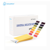 Personnalisation OEM/ODM prise en charge, bandelettes de test pH 1-14, 80 pièces, papier indicateur universel pour test de qualité de l'eau