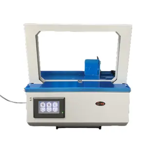 Machine de cerclage Ag03 machine de cerclage de film OPP en plastique de 12mm de large pour cosmétiques/usine d'impression