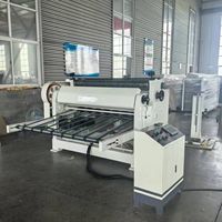 Máquina Automática de Fabricación de Cartón Corrugado de Una Cara y Dos Capas/Línea de Producción de Cajas de Cartón de Doble Pared