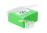 Pulsador Manual Reajustable DC12 24V con Botón de Liberación de Puerta de Emergencia y Zumbador LED para Sistemas de Control de Acceso y Alarma contra Incendios