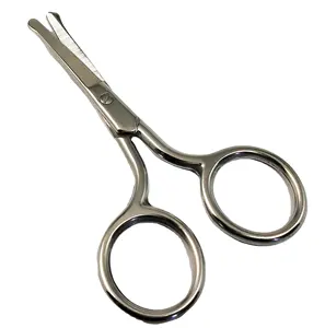 Wholesale Stainless Steel Nose Hair Cutting Scissors Safety Cuticle Nail Scissors