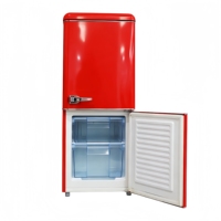 BC248VX 2023 Réfrigérateur-congélateur électrique portable en acier inoxydable, 30 pouces de large, capacité de 128 L, classe d'efficacité énergétique 1, usage domestique