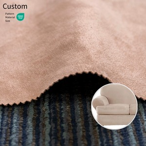 Tissu d'ameublement en daim Microfibre douce et durable pour vêtements et meubles Microtissu en daim haute densité avec finition mate - Product Image 1