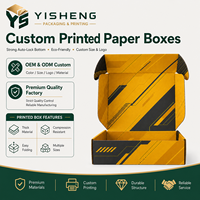 Boîte pliable personnalisée OEM, emballage d'expédition imprimé en couleur avec l'image de la marque pour l'expédition des produits