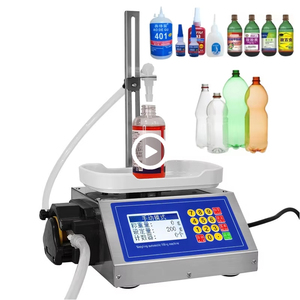 Máquina de llenado de líquidos tipo pesaje de 10-1000 ml para pegamentos, perfumes, vino tinto, salsa de soja, llenadora de bolsas para bebidas, plástico y vidrio - Product Image 2