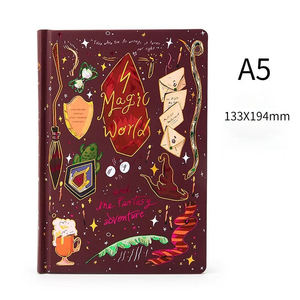 <span class=keywords><strong>Cuaderno</strong></span> <span class=keywords><strong>de</strong></span> <span class=keywords><strong>Escritura</strong></span> con Encuadernación Térmica Magic World A5, 128 Hojas, Diseño Retro, Colorido, con Tapa Dura, Libro <span class=keywords><strong>de</strong></span> Diario, Regalo - Product Image 4