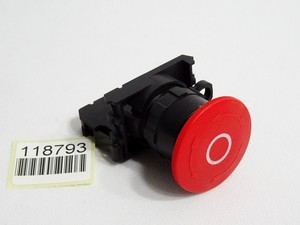 Botón de Parada de Emergencia Rojo Benedict Mushroom con Elemento de Interruptor B3T01/Condición Impecable - Product Image 1