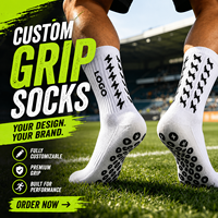 Chaussettes de football en coton personnalisées OEM, douces, épaisses, absorbant les chocs, unisexes, antidérapantes, avec logo.