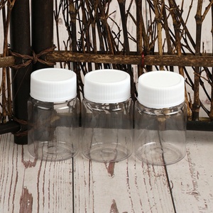 Flacon PET transparent épaissi de 50 ml, design capsule à large ouverture, pour lotion de cils, portionnement de 50 g, échantillon de perruques, revêtement UV - Product Image 2