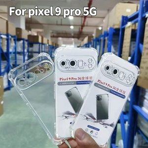 Funda Transparente de TPU para Samsung Galaxy S25 Plus S24 Ultra S26, Funda Delgada para Google <span class=keywords><strong>Pixel</strong></span> 10Pro XL - Product Image 3