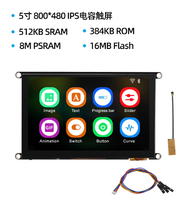 Carte de développement ESP32-S3 avec écran tactile capacitif LCD 4,3 pouces/5 pouces, programmation LVGL, WiFi et extension d'IO