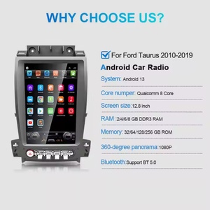 Navihua Vertical Touch Screen Automotive Car Stereo Android Head Unit Car Radio System for Ford Taurus 2010-2019 - Product Image 3
