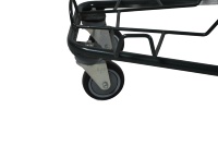 Panier de courses de supermarché de haute qualité, chariot empilable en fil métallique, panier à main pour magasin de détail