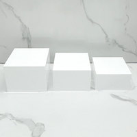 White Wedding Food Riser Acryl Display Stand für Catering Buffet Tisch Dessert Stand Hochzeits dekoration