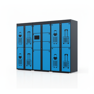 Casier à bagages électronique intelligent en métal pour gares ferroviaires et hubs de métro avec accès par code QR, code PIN et RFID - Product Image 2
