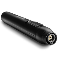 CIGARLOONG Logo personnalisé Stylo portable Jet noir Flamme coupe-vent Allume-cigare