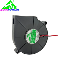 75mm DC Blower Fan 75*75*15mm 24V DC Brushless Cooling Fan Bulk Supply for Household Ventilation Equipment