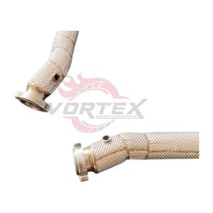 Tubo de Escape de Alto Flujo Vortex 304 con Catalizador para Mercedes-Benz G63 W463 4.0T V8 2018-2025 con Protector Térmico, Sin Luz de Advertencia de Motor - Product Image 4