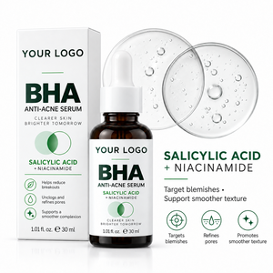 סרום פנים פרטי BHA עם חומצה סליצילית 30ml לטיפוח העור, סרום פנים עם חומצה סליצילית, מבהיר, מטפח, מאזן נקבוביות ושמן מאזן. - Product Image 4
