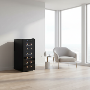 <span class=keywords><strong>Mini</strong></span> réfrigérateur intelligent <span class=keywords><strong>à</strong></span> refroidissement rapide, <span class=keywords><strong>12</strong></span> <span class=keywords><strong>bouteilles</strong></span>, thermostat réglable, <span class=keywords><strong>cave</strong></span> <span class=keywords><strong>à</strong></span> <span class=keywords><strong>vin</strong></span> - Product Image 6