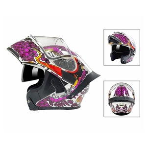 Casco de Motocicleta XL Moderno para Todas las Estaciones, Directo de Fábrica, con Visera de Doble Lente y Alerón Grande, Material ABS, Personalizado - Product Image 4