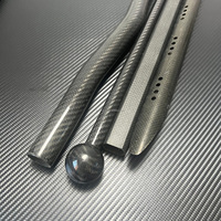 Tubes coniques en fibre de carbone conique à bon prix en tailles 25mm 28mm 30mm 32mm