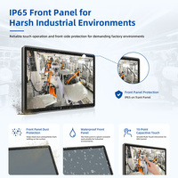 Monitores LCD de 1920 de Resolución para Kioscos Industriales CNC, Panel PCs Industriales SCADA N100 J6412, Doble LAN, Doble Puerto Serie, Panel IP65