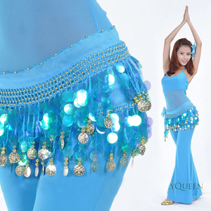 Popular Dança do Ventre Traje Cachecol Quadril para As Mulheres Vestido para Estilos Personalizados Adultos Desempenho Stage & Dancerwear 100 Peças - Product Image 4