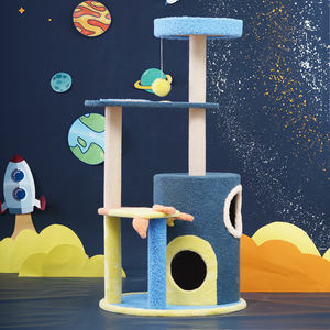 جديد وصول هوبيت مضحك الديكور القط تسلق شجرة الفضاء كبسولة أثاث المنزل - Product Image 2