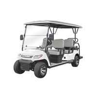 Voiture électrique de tourisme 4 places, buggy de golf avec capacité de montée de 25 degrés et autonomie de 90 km pour terrains montagneux