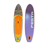 Élargissement gonflable Paddle Board extérieur aviron Yoga debout rose planche à ramer polyvalent universel aviron adulte