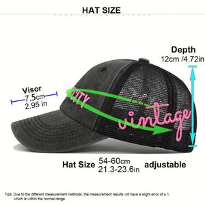 Customized Embroidery Gorras Washed Cotton Unisex Sports Baseball Cap <b>Mesh</b> Outdoor Casual <b>Net</b> Trucker Cap Common 5-Panel - Product Image 6