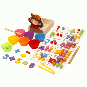 Montessori Bằng Gỗ Giáo Dục Sớm Giáo Dục Đồ Chơi Trẻ Em Toán Học Tập Đồ Chơi Giáo Dục Cho Trẻ Mới Biết Đi - Product Image 4