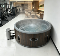 Baignoire Spa Extérieure en Acrylique, Baignoire à Remous Autoportante pour Villa de Luxe