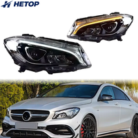 Phares avant HETOP Clear CLA W117 2014-2020, mise à niveau LED CLA220 CLA45 CLA260, phares avant modifiés, plug and play pour Benz